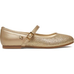 Baleríny Tommy Hilfiger Ballerina T4A3-33930-0572 S Zlatá