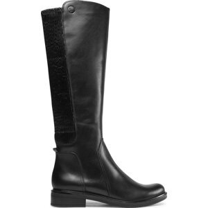 Kozačky ve vojenském stylu Caprice 9-25513-41 Černá