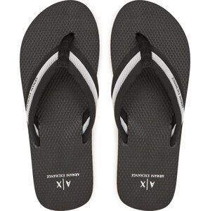 Žabky Armani Exchange XUQ006 XV962 N814 Černá