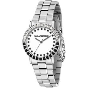 Hodinky KARL LAGERFELD R0553100501 Stříbrná