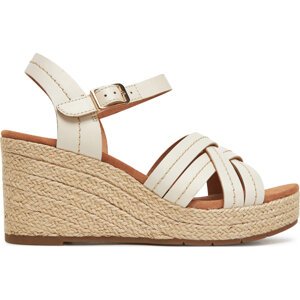 Espadrilky Clarks Sabina Strap 26181464 Écru
