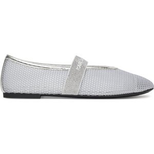 Baleríny KARL LAGERFELD KL40125 Stříbrná