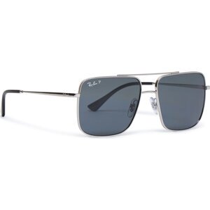 Sluneční brýle Ray-Ban 0RB3758 003/81 Stříbrná