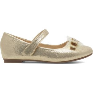 Baleríny Nelli Blu CM22063-3 Zlatá
