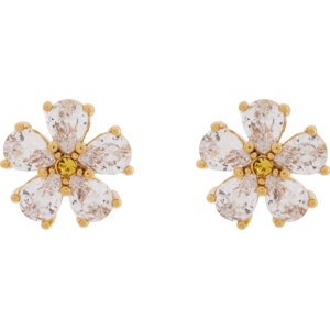 Naušnice Kate Spade Bursting Blooms KK491 Zlatá