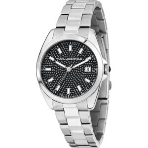 Hodinky KARL LAGERFELD R0553101508 Stříbrná