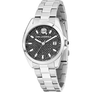 Hodinky KARL LAGERFELD R0553101515 Stříbrná