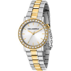 Hodinky KARL LAGERFELD R0553100504 Stříbrná