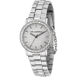 Hodinky KARL LAGERFELD R0553100506 Stříbrná