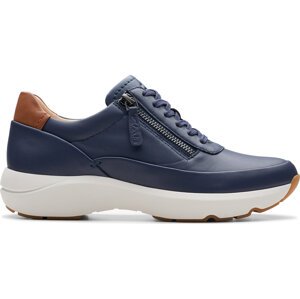 Sneakersy Clarks Tivoli Zip 26176649 Tmavomodrá