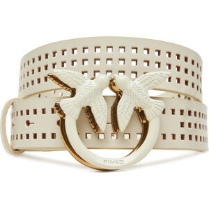 Dámský pásek PINKO Love Berry H3 Belt 20251 PLT01 100125 A11W Bílá