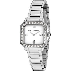 Hodinky KARL LAGERFELD R0553102503 Stříbrná