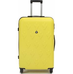 Velký tvrdý kufr Semi Line T5565-5 Žlutá