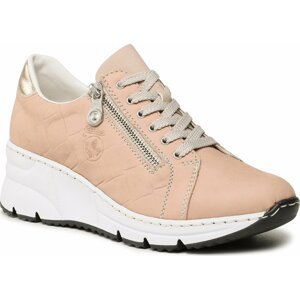 Sneakersy Rieker N6305-60 Beige
