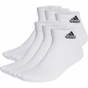 Nízké ponožky Unisex adidas Cushioned Sportswear Ankle Socks 6 Pairs HT3442 Bílá