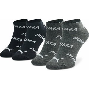 Sada 2 párů nízkých ponožek unisex Puma 907947 01 Black/White