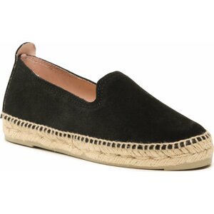 Espadrilky Manebi Suede Flat Espadrilles Black