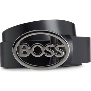 Pánský pásek Boss Icon-Ov-G 50496703 Black 001