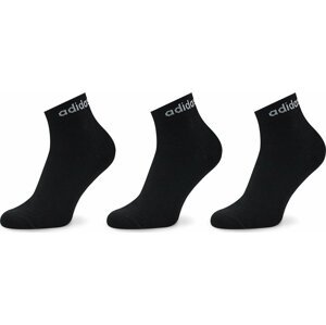 Sada 3 párů vysokých ponožek unisex adidas IC1305 Black