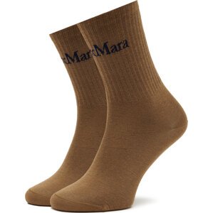 Dámské klasické ponožky Max Mara Leisure Comodo 2335560136600 Hnědá