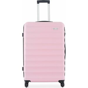 Velký tvrdý kufr Semi Line T5632-6 Růžová