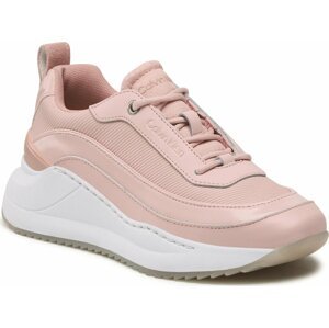 Sneakersy Calvin Klein Internal Wedge Lace Up HW0HW01371 Sepia Rose 0JV