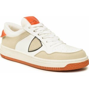 Sneakersy Philippe Model Lyon Low LYLU CX28 Blanc/Orange