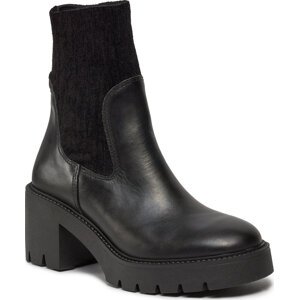 Kotníková obuv s elastickým prvkem Tamaris 1-25851-41 Black Leather 003