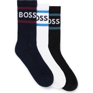 Sada 3 párů pánských ponožek Boss 50469371 Multicolor