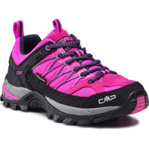 Trekingová obuv CMP Rigel Low Wmn Trkking Shoe Wp 3Q54456 Pink Fluo/B Blue 22HL