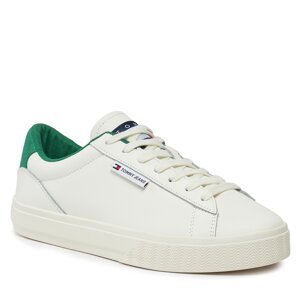 Sneakersy Tommy Jeans Tjw Cupsole Sneaker Ess EN0EN02508 Ivory / Cape Green YBI