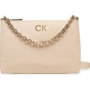 Kabelka Calvin Klein Re-Lock Ew Crossbody W Chain K60K609115 Sand VHB
