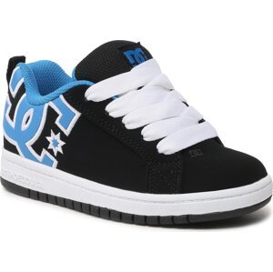 Sneakersy DC Court Graffik ADBS100207 Black/Blue/Grey XKBS