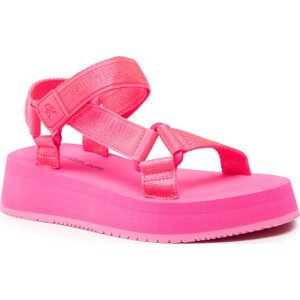 Sandály Calvin Klein Jeans Prefresato Sandal 1 YW0YW00557 Knockout Pink TAC