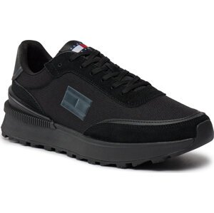 Sneakersy Tommy Jeans Tjm Technical Runner EM0EM01265 Black BDS