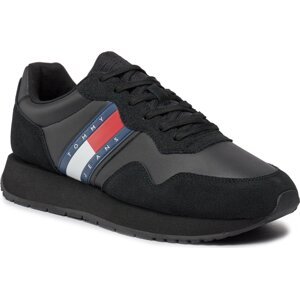 Sneakersy Tommy Jeans Tjm Modern Runner EM0EM01316 Black BDS
