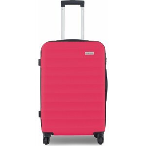 Střední Tvrdý kufr Semi Line T5633-4 Růžová