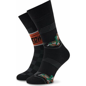 Klasické ponožky Unisex Funny Socks Slag SM1/75 Černá