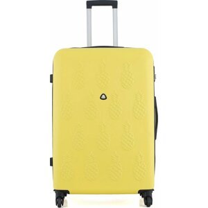 Velký tvrdý kufr Semi Line T5571-6 Žlutá
