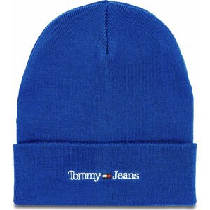 Čepice Tommy Jeans Tjm Sport Beanie AM0AM11016 Ultra Blue C66
