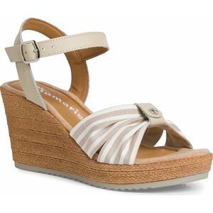Sandály Tamaris 1-28346-20 Beige/Stripes 404
