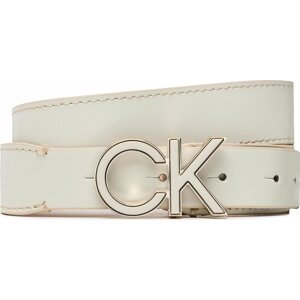 Dámský pásek Calvin Klein Re-Lock Saff Ck 3cm Belt K60K609980 Béžová