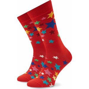 Vysoké dětské ponožky Happy Socks KSTS01-4300 Červená