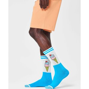 Klasické ponožky Unisex Happy Socks CRE01-6300 Modrá