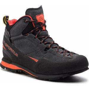 Trekingová obuv La Sportiva Boulder X Mid 17E900304 GORE-TEX Carbon/Flame