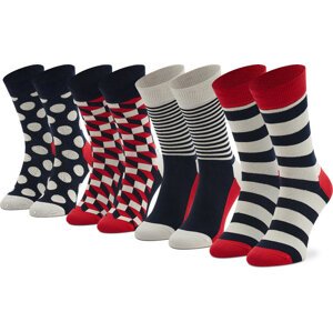 Klasické ponožky Unisex Happy Socks XBDO09-6002 Barevná