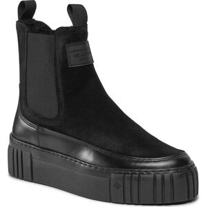 Kotníková obuv s elastickým prvkem Gant Snowmont Chelsea Boot 27553371 Black