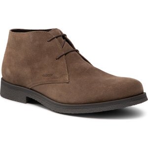 Kotníková obuv Geox U Claudio A U0458A 00022 C6005 Hnědá