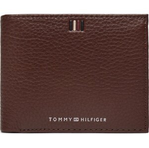 Velká pánská peněženka Tommy Hilfiger Th Central Cc And Coin Dark Chestnut GT8