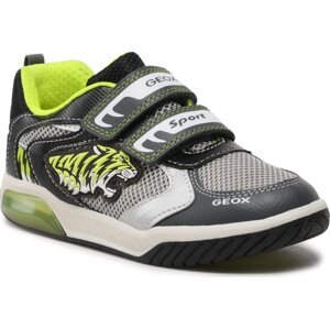 Sneakersy Geox J Inek B. A J359CA 014CE C0666 D Grey/Lime